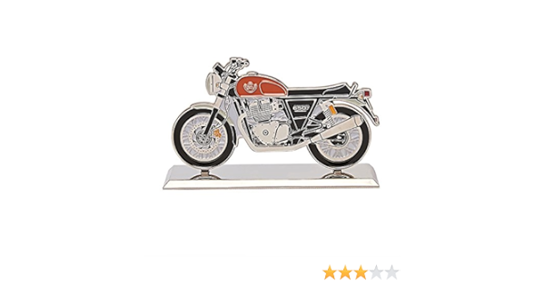 Royal Enfield Orange Bike Miniature 
