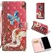 Produktbild Samsung S9 Plus Hülle,Alfort Samsung S9 Plus Schutzhülle, Simulations-Retro-Ledertasche Flip Wallet Lederhülle Elegant Design Premium PU Leder Hohe Qualität Tasche Case Cover Kasten Abdeckung Wallet für Samsung S9 Plus Smartphone Funktion Standfunktion Unterstützte Telefone und Magnetverschluss ( Chaoyang Blue Butterfly )