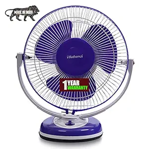 Blueberry's 48W High Speed Table Fan 3 Speed Control,Oscillation Type,Made in India(AP12)