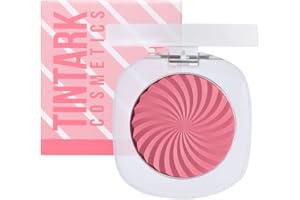 TINTARK Cheeky Blush Palette, Fard in Polvere Make up Viso, Resistente All'acqua e Al Sudore, Lunga Durata, Matte, Adatto a Diversi Gruppi Di Pelle, Talc Free, 2.7g(04)