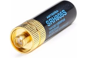 GENERIC SRH805S Antenne pour Talkie-walkie SMA-F Antenne bi-Bande Femelle 50OHM pour BAOFENG GT-3 UV-5R BF-888S Radio SRH-805S Antenne 10W Mini antenne Courte pour Talkie-walkie
