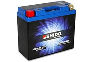 SHIDO LT12B-BS LION -S- Lithium-Ion Battery-Blue