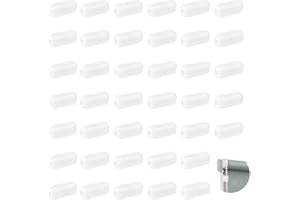 DALAETUS 40 Pièces Chaîne en Plastique Clips, Clips Connecteurs de Cordon, Connecteurs de Chaîne en Plastique, Idéal pour Stores et Rideaux