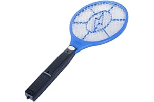 PARENCE.- Raquette Electrique Anti Insectes - A Piles AA (Non incluses), aléatoire