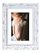Produktbild Henzo 8045002 Chic Baroque Bilderrahmen, Holz, weiß, 23 x 18 x 2 cm