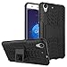 Produktbild AyiHuan Huawei Y6 II Hülle (5,5" Zoll),Huawei Honor 5A Hülle,[Heavy Duty Serie] Outdoor Dual Layer Armor Case Schutzhülle mit Ständer Bumper Schutzhülle für Huawei Y6 II Dual (Nicht geeignet für Huawei Y6 II compact),schwarz