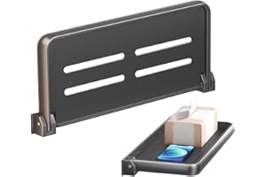 Gupcaqosjw RV Wall Mounted Foldable Shelf, RV Aluminum Foldable Shelf, Small Fold Down Wall Shelf, Foldable Aluminum Wall Mounted Shelf For RV, Shower Rack Organizer For Shower Gel, Shampoo, Drinks