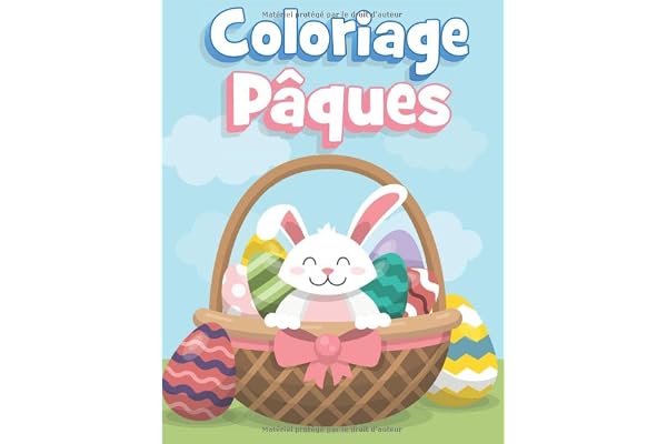 Coloriage Pâques: Livre de Coloriage Enfant 3-9 ans