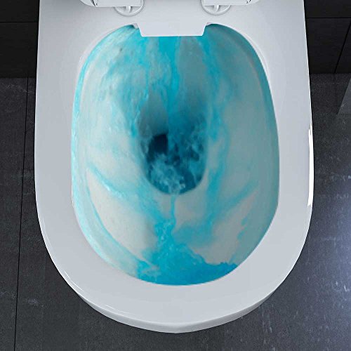 Keramik Hänge WC Rimless WC Spülrandlos Toilette inkl. WC-Sitz Soft-Close Quick-Release Funktion - 2