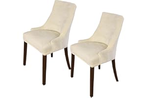 MINGPINHUIUS Velvet Wingback Chair Slipcover,Velvet Stretch Wingback Chair Cover,Sloping Arm Chair Protector Cover for Dining Room Banquet Home Decor Machine Washable Hand Washable