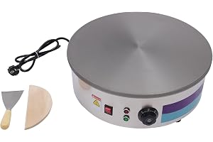 Kräpmaskin, 45 cm tallrik 220 V 2 800 W, professionell crepestillverkare, platt för pannkakor, pannkakor, omeletter, palatsch