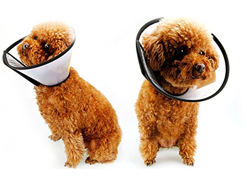 Elizabeth-Cats-Dogs-Protective-Recovery-Cone-E-Collar-with-Soft-Edge-and-Plastic-Snap-Closure-Used-for-Wound-Healing-Anti-Biting-Anti-Scratch