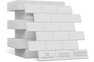 LA CASITA DE AMARA AMARA DECO - 12 unidades Azulejos Adhesivos Cocina 30x30cm. Paneles Decorativos para Pared o Azulejos adhesivos baño impermeables, fáciles de limpiar y resistentes al calor.