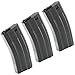 Produktbild Airsoft Softair Ausrüstung 3pcs 120rd Mag Mid-Cap Econ Magazin für M-Serie Schwarz