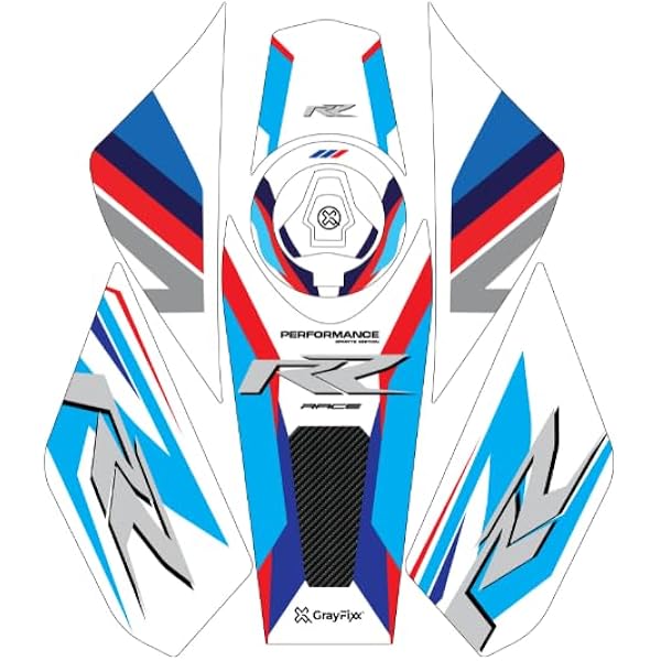 Sticker & Decal for Bike (Multicolor) (Hf Deluxe Bike Sticker Sky