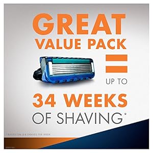 Gillette Fusion Pro Glide Flex Ball Razor including 9 Blades - Image 2