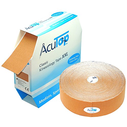 Kinesiology Tape AcuTop Classic XXL 35 m x 5 cm Beige