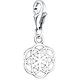 Nenalina Yoga Charm Anhänger - 925 Sterling Silber Mit Karabiner Für Bettelarmband