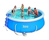 Con bomba y escalera Bestway - Piscina con Bomba y Accesorios 457x122 cm (57148)