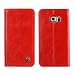 Produktbild Samsung S6 Edge Hülle,Alfort Samsung S6 Edge Schutzhülle, Simulations Retro Flip Wallet Lederhülle PU Leder Tasche Case Cover für Samsung S6 Edge Smartphone (rot)