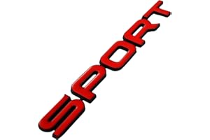 Zorratin Metal Limited Red Sport Lettering Tailgate Boot Lid Emblem Badge for Range Rover and Discovery Sport