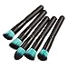 Tonsee Pro 10pcs Makeup Cosmetic Blush Brush Eyebrow Foundation Powder Brushes Kit Set Blue + Black