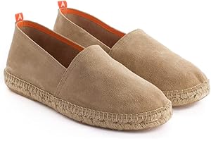 ABARCA Espadrilles für Herren aus Jute und Leder, handgefertigt in Spanien, Sommerparties, bequem und atmungsaktiv