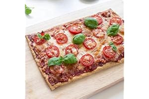 SHOPPINGDAY Base Pizza Low Carb Keto Chetogenica Confezione di 2 Basi Per Pizza Proteica Pochi Carboidrati (2 x 90g) - 25 x 16 Cm.