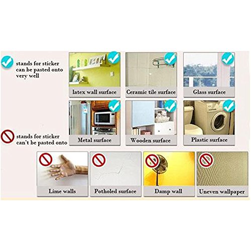 Goannra dekorative Spiegel Fliesen, selbstklebende Spiegel Wandaufkleber, DIY Spiegel Dekor, 16pcs (6 * 6 Zoll jedes Stück), Mosaik Square Mirror Folie - 6