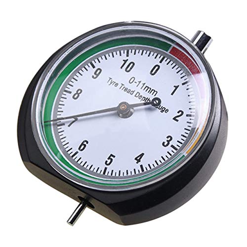 Preisvergleich Produktbild Reifentiefe-Messgerät, 1 Stück Reifenprofil-Tiefenmessgerät Reifenmessgerät Meter-Vermesser-Profilprüfgerät Reifen-Prüfvorrichtung Universal für Autos LKW-Vans SUV