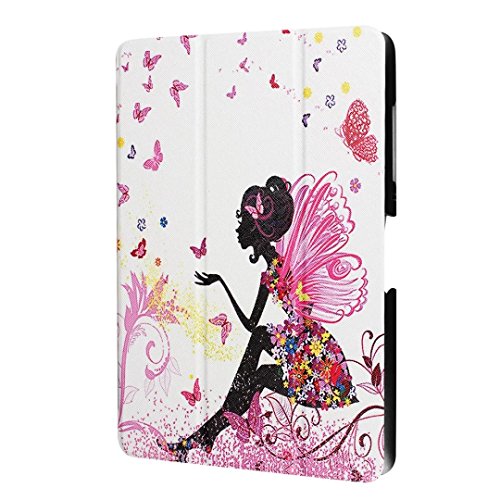 Schutzhülle für Acer Iconia Tab One 10 B3-A30 A3-A40 10.1 Zoll Case Bookstyle Cover Hülle + GRATIS Stylus Touch Pen (Schmetterling) - 5