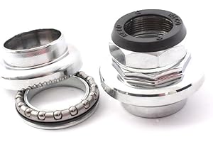 KHEbikes Set sterzo BMX 1"" KHE con filettatura cromata solo 148 g Old School