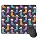Produktbild The Sock Gnomes (Dark Blue Background) Computers Thick Keyboard Non-Slip Rubber Base Mouse pad Mat 7 X 8.6 inch