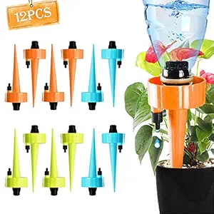 HASTHIP Drip Irrigation System Plant Waterers DIY Automatic drip Water Spikes Taper Watering Plants Automatic houseplant Watering 12 pcs/Set