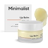 Minimalist Spf 30 Lip Balm With Ceramides & Hyaluronic Acid | Lip Protection & Nourishment | For Women & Men | 8 Gm, Off Whit