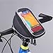 Produktbild Tofern Fahrrad Radfahren Lenkertasche Lenker Beutel Handy Halterung - Schnalle, 5.0~5.7 Zoll Bildschirm Touch Tasche Fits IPhone Samsung LG Sony HTC mit Bildschirm 4~5.7 Zoll - L 5~5,7 Zoll