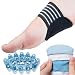 Produktbild Mlife Plantarfasziitis Gel Fersenschutz Fersenpolster kit-7 Stück, Fuß Massagegerät Fersensporn, Plantarfasziitis Socke, Fußgewölbe, Fersenschutz, Knöchel Socken, Ferse Pads