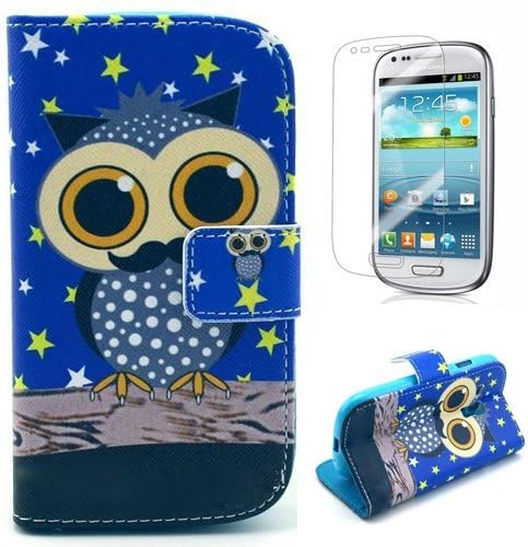 Semoss - PU Flip Leather Case Cover With Stand Function/Credit Card Slot For Samsung Galaxy S3 Mini i8190