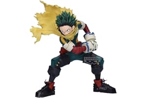 Banpresto Figurka akcji Izuku Midoriya My Hero Academia - Maximatic 18 cm - wielokolorowa BP29195P - Figurka kolekcjonerska - Optymalna dla fanów anime