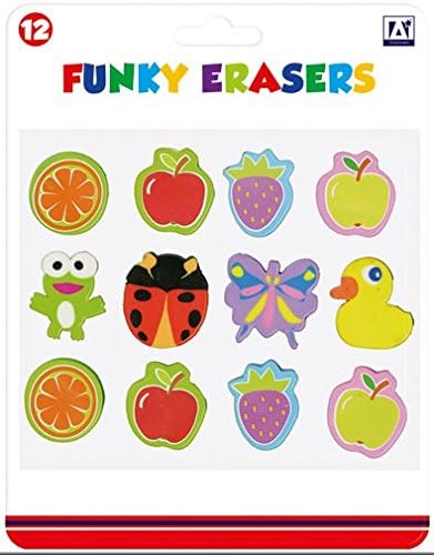 FUNKY ERASERS (QTY 12)