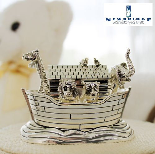 Irish Newbridge Silver Noahs Ark Music Box