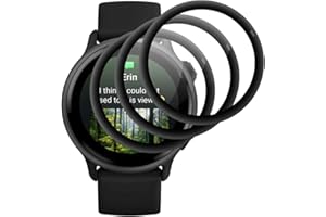 Beukei Screen Protector for Garmin Vivoactive 6, 3 Pack Screen Saver, Anti-Shatter, Scratch Resistant, NO-Bubble, 9H Hardness,Protector Glass Film
