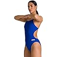 arena Solid Challenge Team One-pieceWomen's Swimsuit , Quick-Drying, Sporty Swimwear in MaxLife Fabric with Maximum Chlorine Resistance and UPF 50+ UV Protection