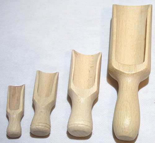 Schöpfkelle Aus Holz, 4 Stück - 2