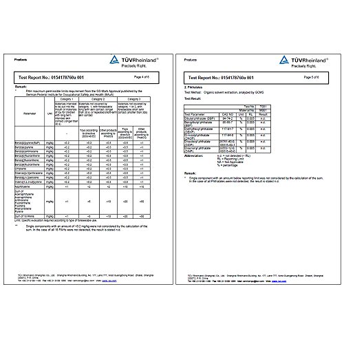 Songmics Yogamatte mit Tragetasche Rutschfest NBR Material FYG - 8