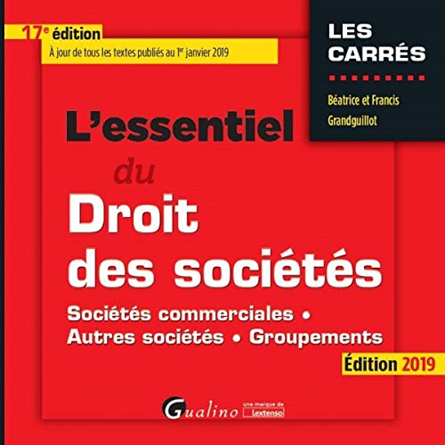 Télécharger L'essentiel du droit des sociétés PDF Ebook En Ligne