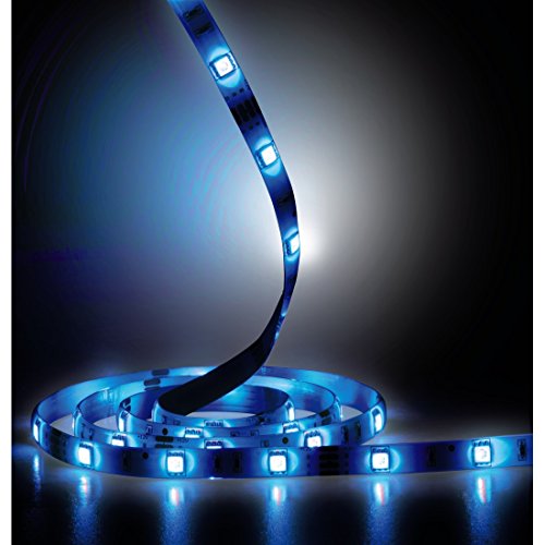 Hama LED Band TV Hintergrundbeleuchtung TV-Relax (USB Anschluss, Fernbedienung, 16 Einzelfarben, Farbwechsel, RGB, 2 x 50 cm, selbstklebend) bunt - 2