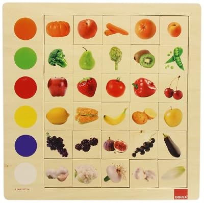 Goula - 55134 - Jeu Éducatif et Scientifique - Association Couleurs - Fruits