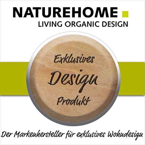 NATUREHOME Schneidebrett Holz groß ca. 50×40 cm massiv mit Saftrille zweiseitig verwendbar Tranchierbrett Küchenbrett - 7