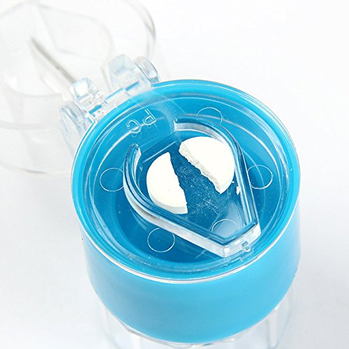 Blue Vessel Pill Crusher Grinder Splitter Tablet Divider Cutter Aufbewahrungsbox 4 Schichten Neue - 7